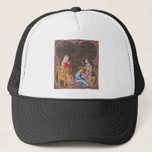 Gorra De Camionero San Luis IX de Francia Patrono de Reyes Arte