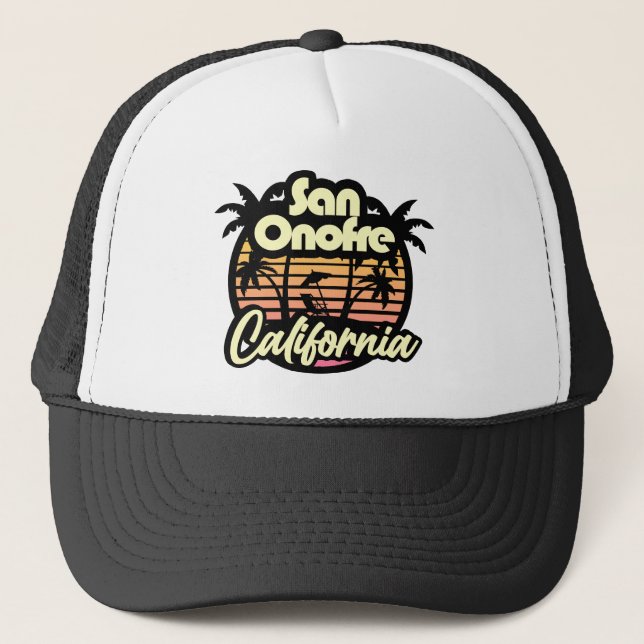 Gorra De Camionero San Onofre Beach, California (Anverso)