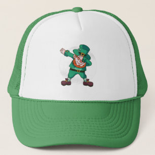 Gorra De Camionero san patricus leprechaun dabbing dance