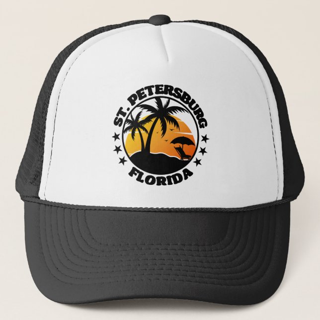 Gorra De Camionero San Petersburgo, Florida (Anverso)