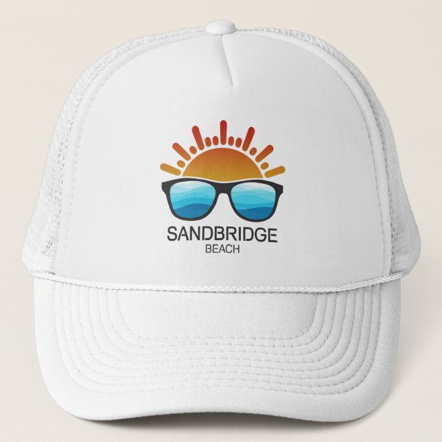Gorra De Camionero Sandbridge Beach Virginia Sunganteg (Anverso)