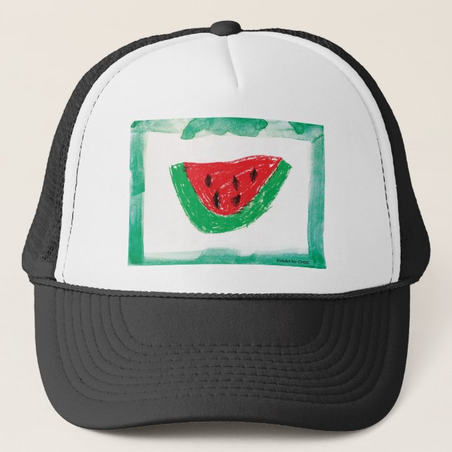Gorra De Camionero sandía - Arte infantil para CHOC (Anverso)