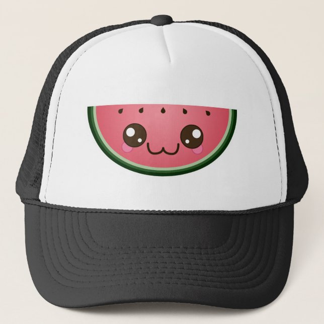 Gorra De Camionero Sandía de Kawaii (Anverso)