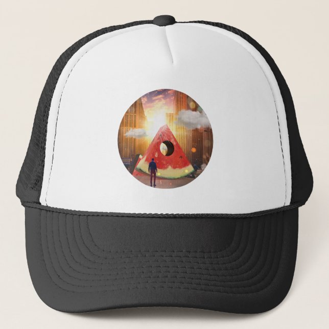Gorra De Camionero Sandía en la Calle  (Anverso)