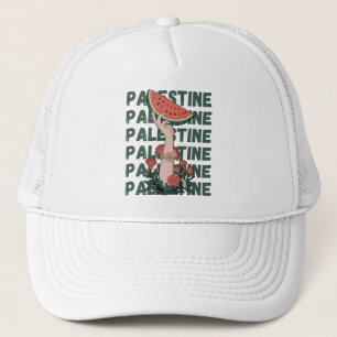 Gorra De Camionero sandía, flores y texto palestino Repetir