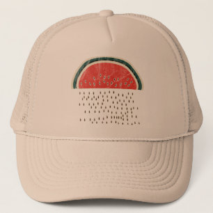Gorra De Camionero Sandía que llueve las semillas