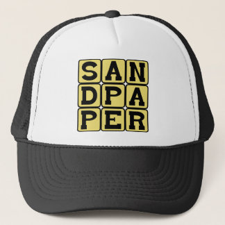 Gorra De Camionero Sandpaper, herramienta de Woodworker