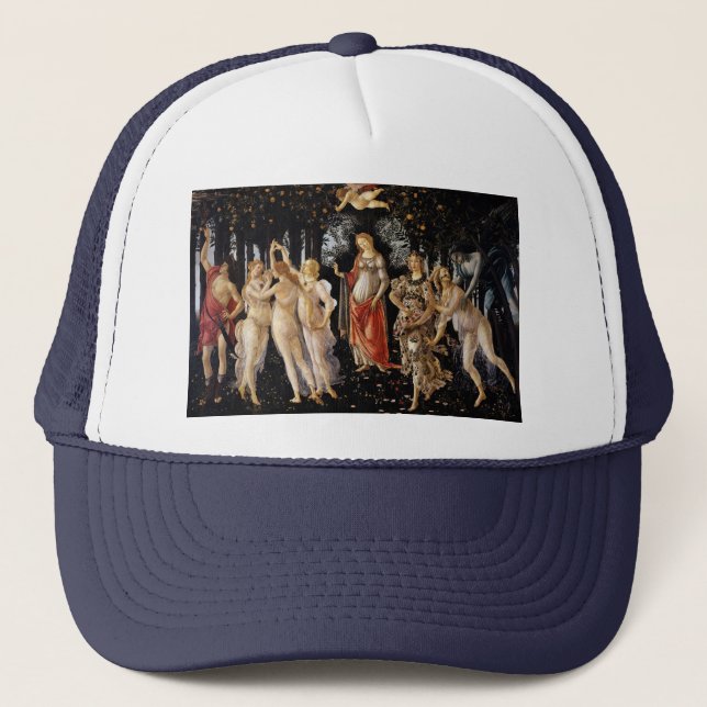 Gorra De Camionero Sandro Botticelli - La Primavera (Anverso)
