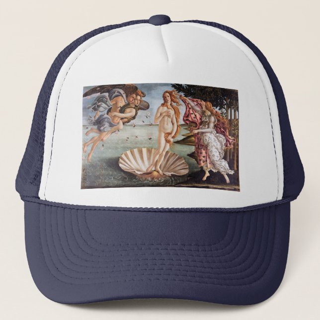 Gorra De Camionero Sandro Botticelli - Nacimiento de Venus (Anverso)