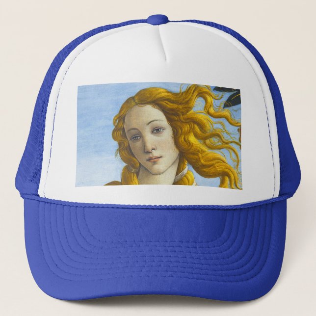 Gorra De Camionero Sandro Botticelli - Nacimiento de Venus Close-up (Anverso)