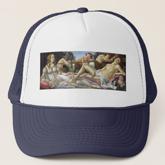 Gorra De Camionero Sandro Botticelli - Venus y Mars (Anverso)