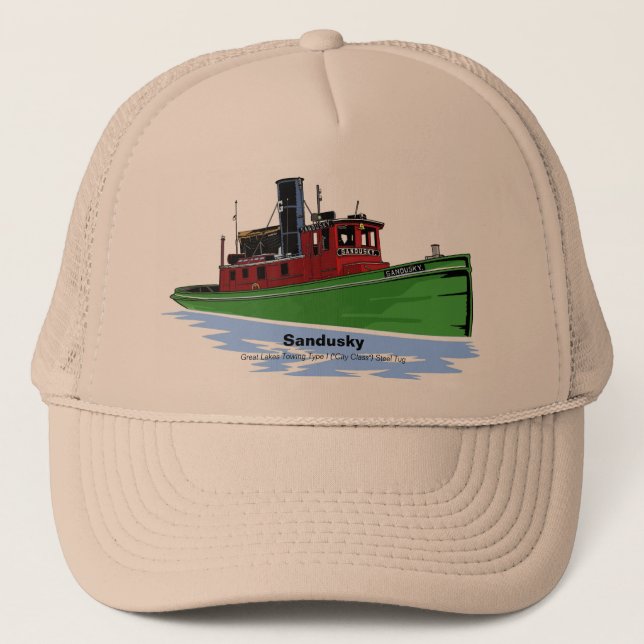 Gorra De Camionero Sandusky de los Grandes Lagos (Anverso)