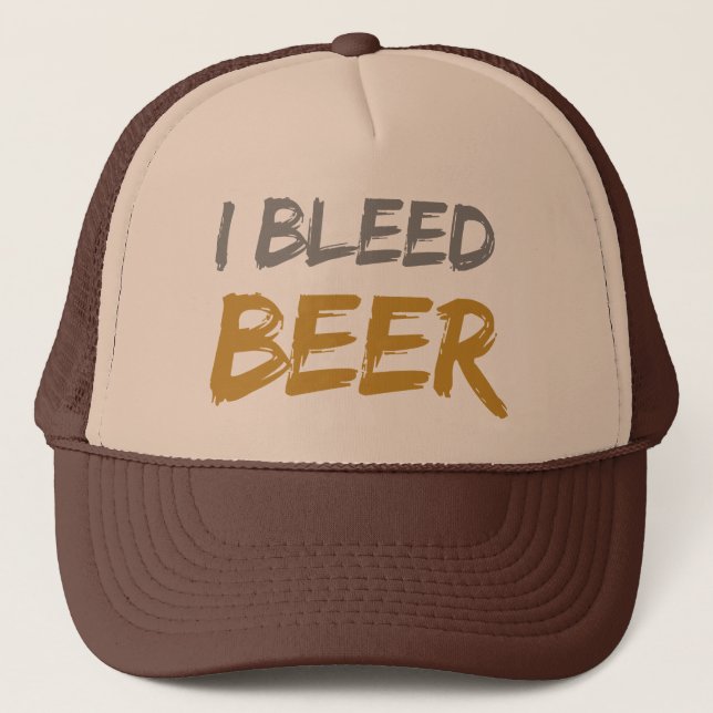 Gorra De Camionero Sangro la cerveza (Anverso)