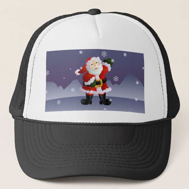 Gorra De Camionero Santa (Anverso)