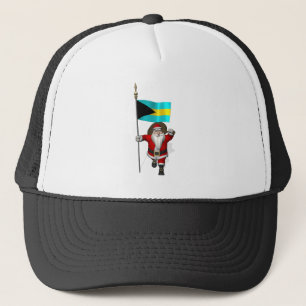 Gorra De Camionero Santa Claus Con El Fin De Las Bahamas