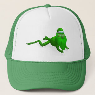 Gorra De Camionero Santa Claus Frog