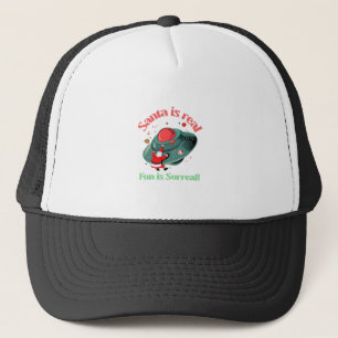 Gorra De Camionero Santa es verdadera diversión es surrealista