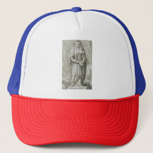 Gorra De Camionero Santa Hildegarda de Bingen Arte Místico Medieval