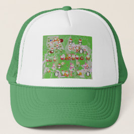 Gorra De Camionero Santa Magical Green New Year 