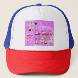 Gorra De Camionero Santa Magical Pink 