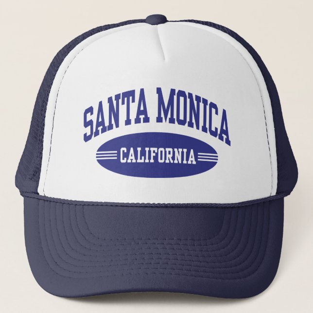 Gorra De Camionero Santa Monica California (Anverso)