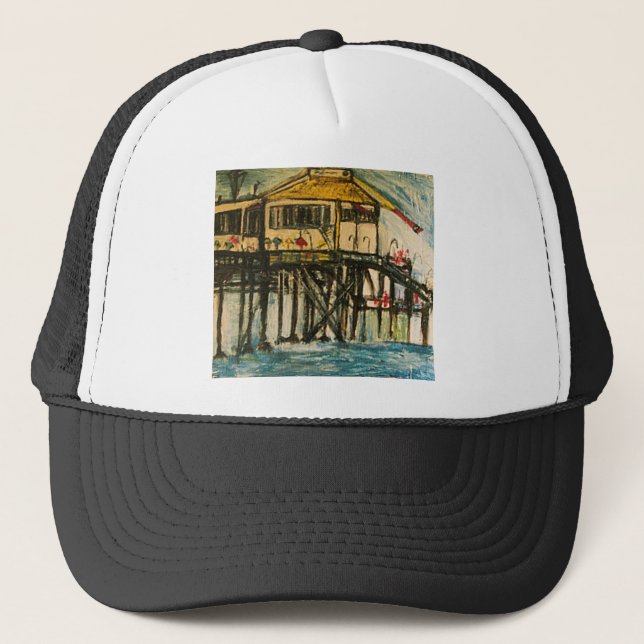GORRA DE CAMIONERO SANTA MONICA PIER (Anverso)