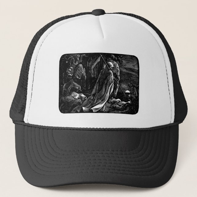 Gorra De Camionero Santa Muerte (parca mexicano) (Anverso)