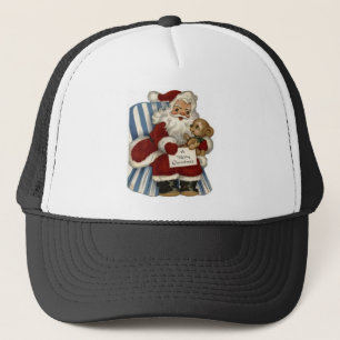 Gorra De Camionero Santa Vintage  Navidad Cristianismo Fiestas