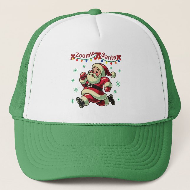 Gorra De Camionero Santa Zoomie Navidad (Anverso)