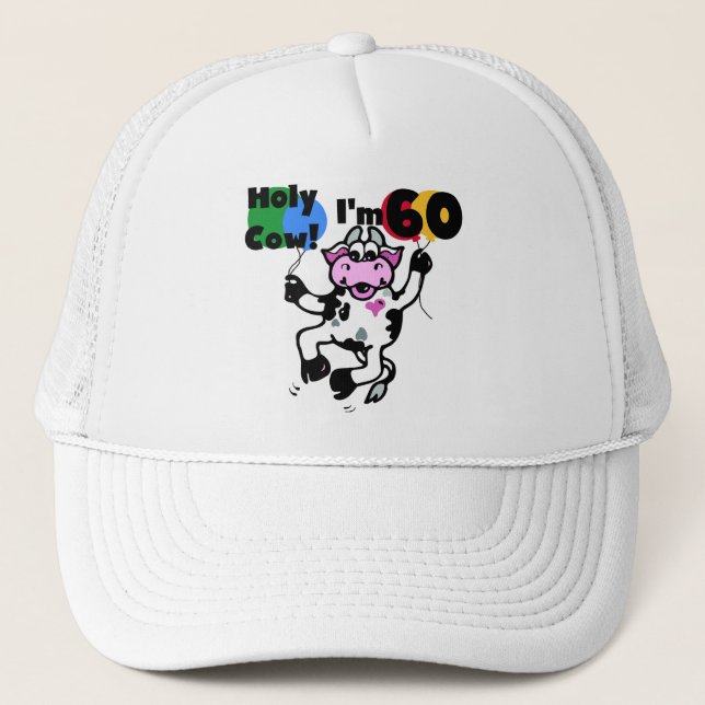 Gorra De Camionero Santo Dios, soy 60 camisetas y regalos (Anverso)