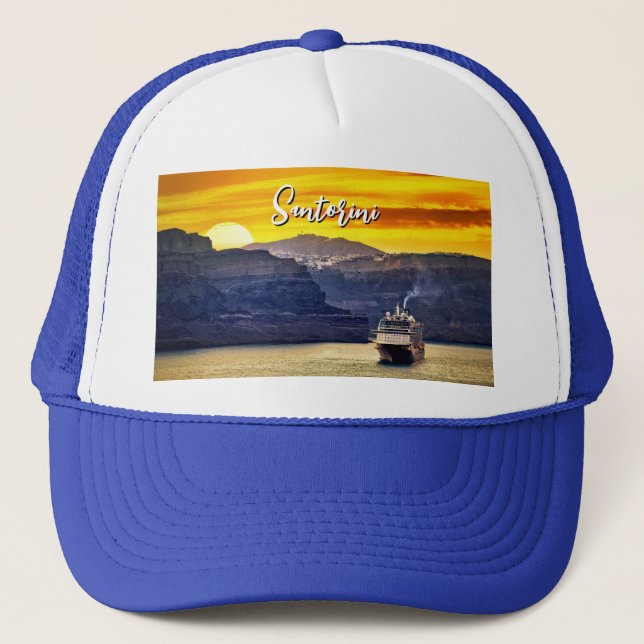 Gorra De Camionero Santorini (Anverso)