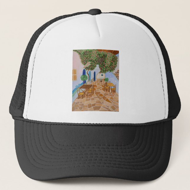 Gorra De Camionero Santorini 5 (Anverso)