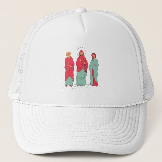 Gorra De Camionero Santos católicos (Anverso)