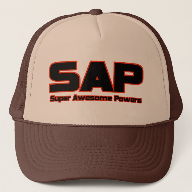 Gorra De Camionero SAP - poderes impresionantes estupendos (Anverso)