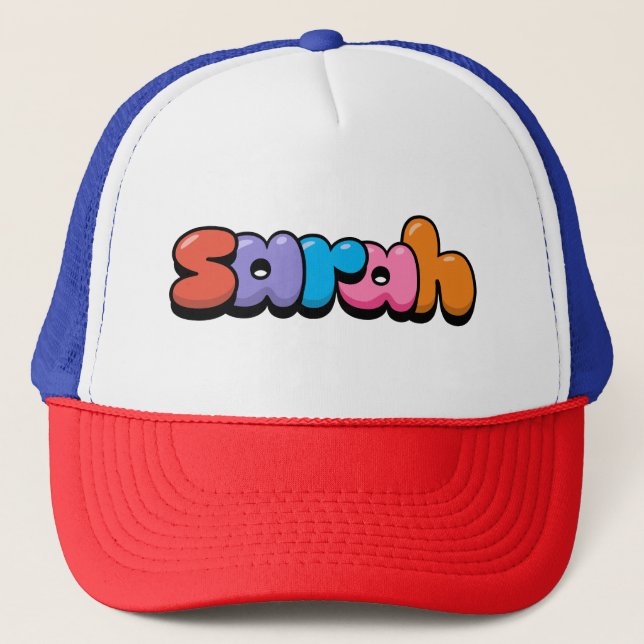 Gorra De Camionero Sarah (Anverso)