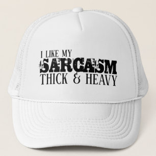 Gorra De Camionero Sarcasmo Grueso y Fuerte