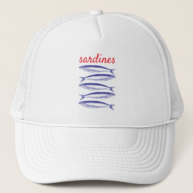 Gorra De Camionero Sardinas (Anverso)