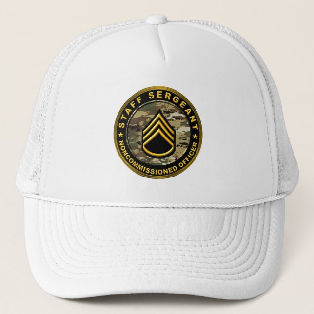 Gorra De Camionero Sargento de Personal Suboficial del Ejército (Anverso)