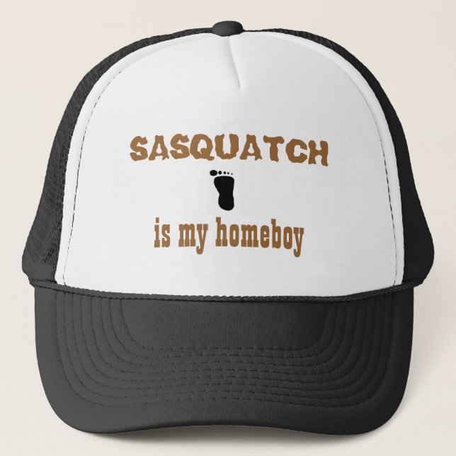 Gorra De Camionero Sasquatch es mi homeboy (Anverso)