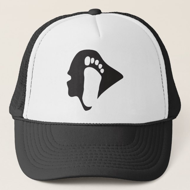 Gorra De Camionero Sasquatch/gorra de Bigfoot (Anverso)