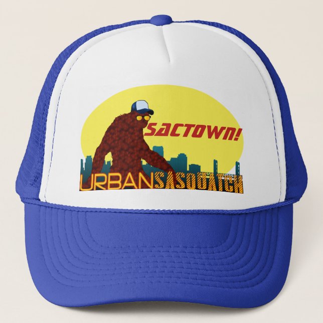 Gorra De Camionero Sasquatch Urbano - Sacramento - SACTOWN! (Anverso)