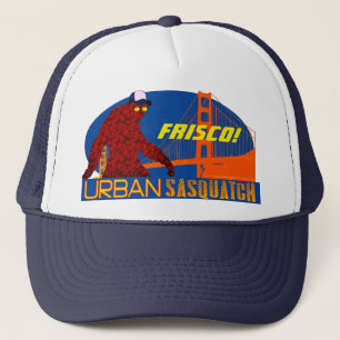 Gorra De Camionero Sasquatch urbano - San Francisco - FRISCO!