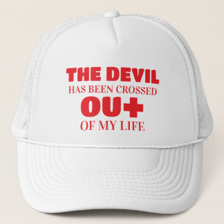 Gorra De Camionero Satanás tachado, Jesús adentro