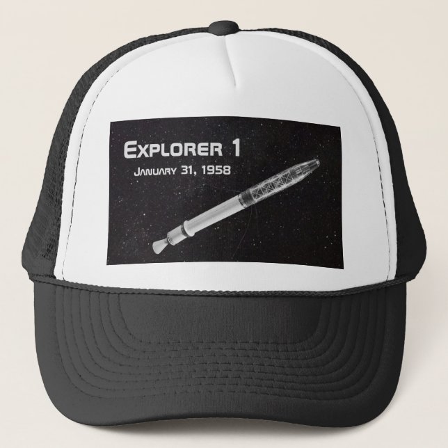 Gorra De Camionero Satélite Explorer 1 (Anverso)