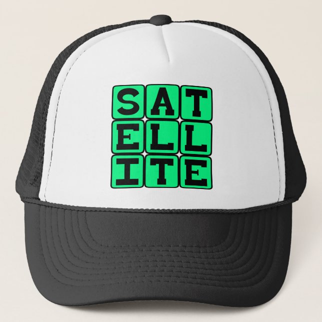 Gorra De Camionero Satélite, objeto en órbita (Anverso)