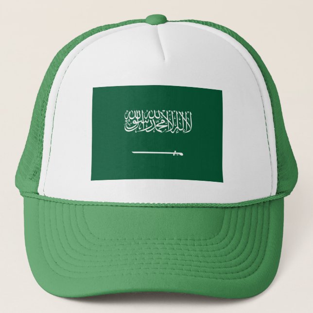 Gorra De Camionero Saudi Arabia Flag (Anverso)