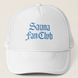 Gorra de camionero Sauna Fan Club Blue