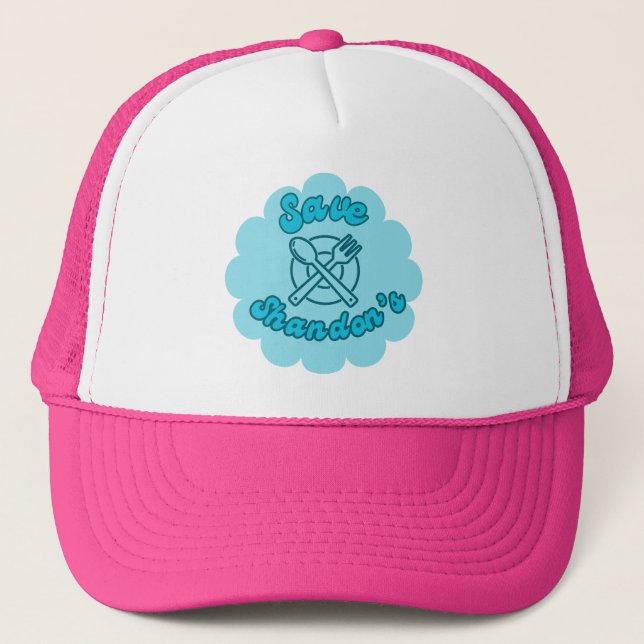 Gorra De Camionero SAVE SHANDON'S - Rob's Diner - El cruce (Anverso)