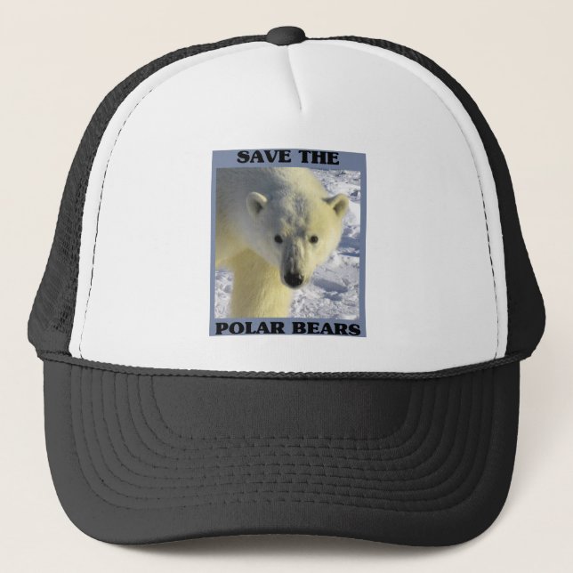 Gorra De Camionero Save the Polar Bears (Anverso)