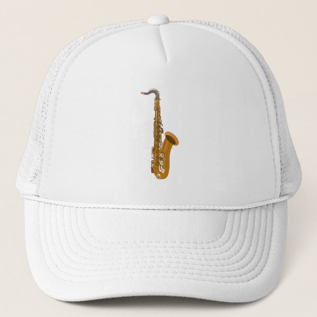 Gorra De Camionero Saxofón (Anverso)